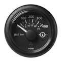 Vdo Marine 2-1/16" Transmission Oil Pressure 400 PSI/25 Bar-8-32V-Black Dial A2C59514145